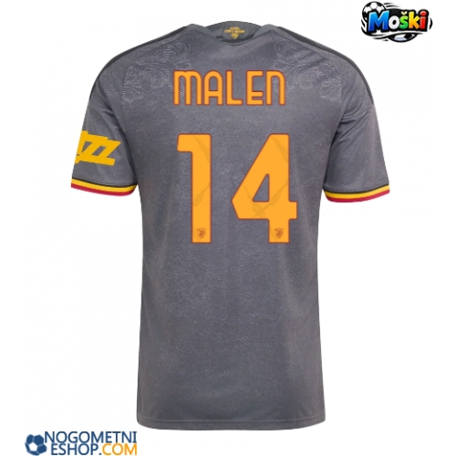 Moški Nogometni dresi AS Roma Donyell Malen #14 Tretji 2026-27 Kratek Rokav